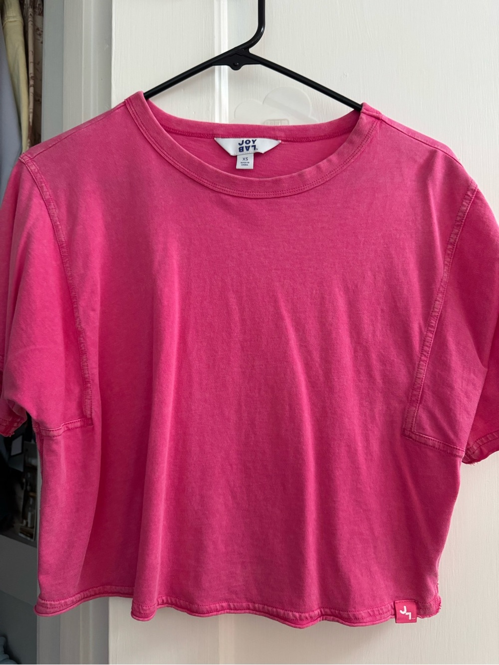 JoyLab Bright Raspberry Pink Short Sleeve Tee - Picture 2 of 3